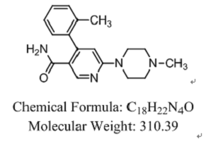 6-(4-甲基哌嗪-1-基)-4-(2-甲基苯基)烟酰胺
