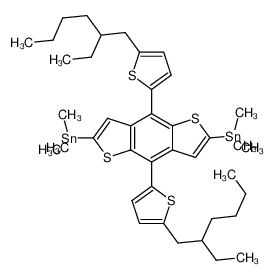 2,6-二(三甲基锡)-4,8-二(5-(2-乙基己基)噻吩-2-基)-苯并二噻吩