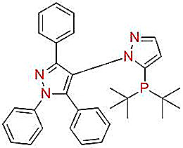 5-二叔丁基膦-1',3',5'-三苯基-1'H-[1,4']二吡唑