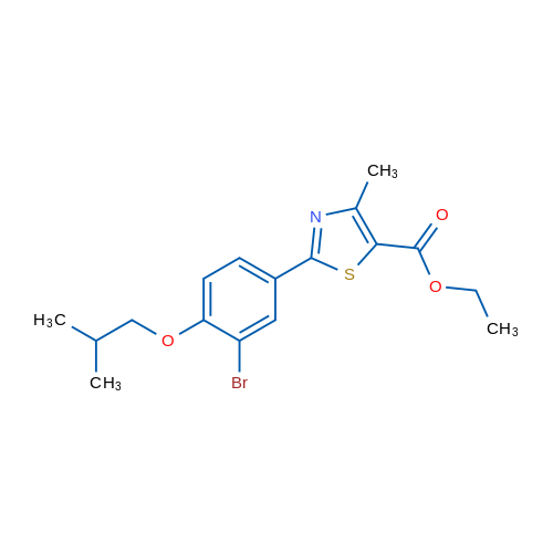 2-(3-溴-4-异丁氧基苯基)-4-甲基噻唑-5-甲酸乙酯