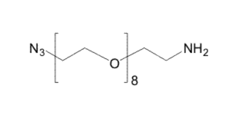 Azido-PEG8-Amine，叠氮八聚乙二醇氨基