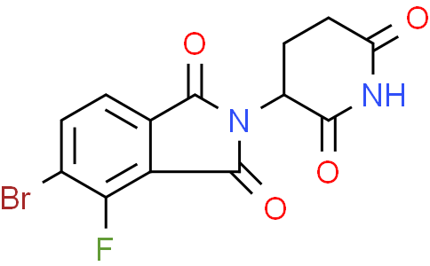 5-bromo-2-(2,6-dioxopiperidin-3-yl)-4-fluoroisoindoline-1,3-dione