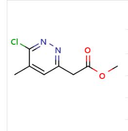 methyl2-(6-chloro-5-methylpyridazin-3-yl)acetate