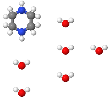142-63-2；哌嗪六水合物