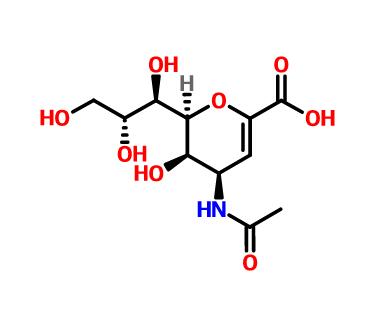 4-乙酰氨基-2,6-脱水-3,4-二脱氧-D-甘油基-D-半乳糖醛酸-2-烯酸