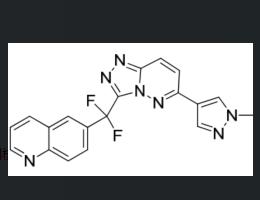 6-[二氟[6-(1-甲基-1H-吡唑-4-基)-1,2,4-噻唑并[4,3-B]吡嗪-3-基]甲基]-喹啉
