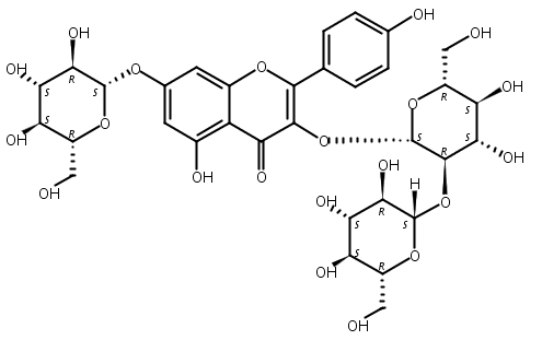 山柰酚-3-O-槐二糖-7-O-葡萄糖苷