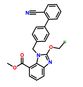 1-[(2'-氰基联苯-4-基)甲基]-2-乙氧基-1H-苯并咪唑-7-甲酸甲酯