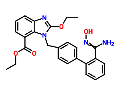 1-[(2'-(羟基脒基)[1,1-联苯基]-4-基)甲基]-2-乙氧基-1H-苯并