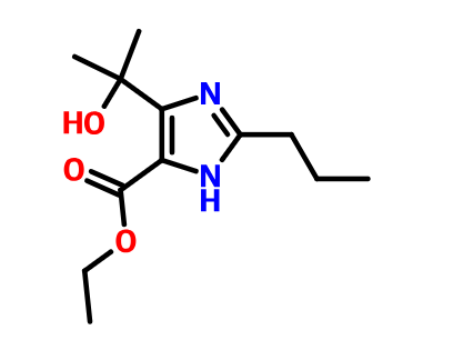 4-(1-羟基-1-甲基乙基)-2-丙基-1H-咪唑-5-羧酸乙酯