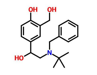 4-(2-(苄基(叔丁基)氨基)-1-羟基乙基)-2-(羟甲基)苯酚
