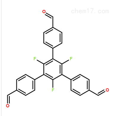 2',4',6'-trifluoro-5'-(4-formylphenyl)-[1,1':3',1''-terphenyl]-4,4''-dicarbaldehyde