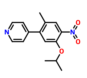 4-(5-异丙氧基-2-甲基-4-硝基-苯基)-吡啶