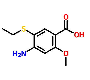 2-甲氧基-4-氨基-5-乙硫基苯甲酸