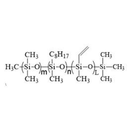 Vinylmethylsiloxane-Octylmethylsiloxane-Dimethylsiloxaneterpolymer