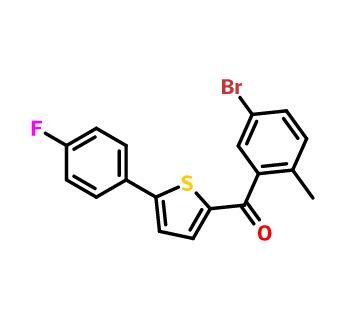 (5-溴-2-甲基苯基)(5-(对氟苯基)噻吩-2-基)甲酮