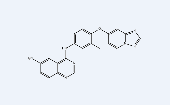 4,6-Quinazolinediamine, N4-[3-methyl-4-([1,2,4]triazolo[1,5-a]pyridin-7-yloxy)phenyl]-