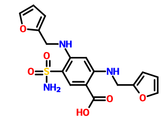 2,4-二(糠基氨基)-5-氨基磺酰基苯甲酸