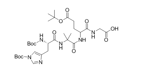 Boc-His(Boc)-Aib-Glu(OtBu)-Gly-OH