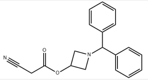 1-二苯甲基-3-氮杂环丁氰乙酸酯