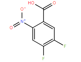 4,5-二氟-2-硝基苯甲酸