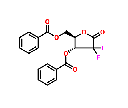 2-脱氧-2,2-二氟戊呋喃糖-1-酮 3,5-二安息香酸盐