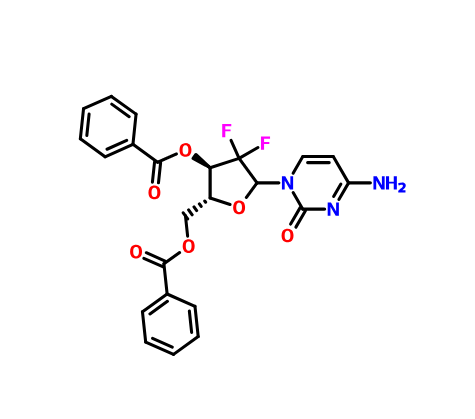 2',2'-二氟-2'-脱氧胞嘧啶核苷-3',5'-二苯甲酸酯