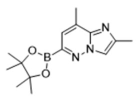 2,8-二甲基-6-(4,4,5,5-四甲基-1,3,2-二氧杂硼杂环戊烷-2-基)咪唑并[1,2-B]哒嗪