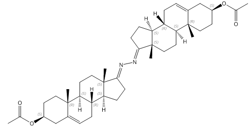 3β-17-吲哚雄激素-5-烯-3-乙酸乙酯二聚体