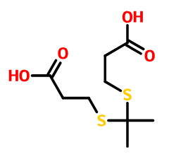 Propanoic acid, 3,3'-[(1-methylethylidene)bis(thio)]bis-