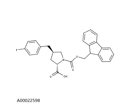 (2S,4R)-1-{[(9H-fluoren-9-yl)methoxy]carbonyl}-4-[(4-fluorophenyl)methyl]pyrrolidine-2-carboxylic acid
