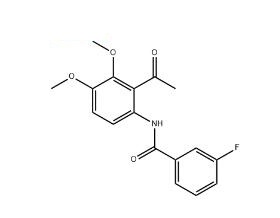 N-(2-乙酰基-3,4-二甲氧基苯基)-3-氟苯甲酰胺