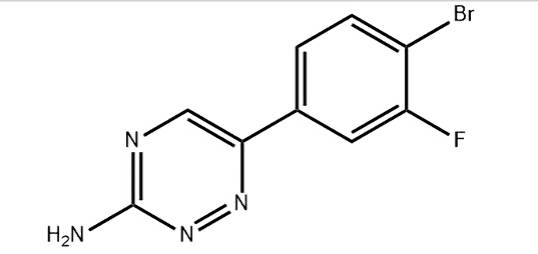 6-(4-溴-3-氟苯基)-1,2,4-三嗪-3-氨基