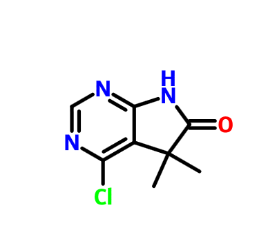 4-氯-5,5二甲基-5H,6H,7H吡咯[2,3-D]嘧啶-6-酮