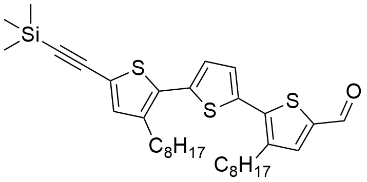 3,3''-二辛基-5''-((三甲基硅基)乙炔基)-[2,2':5',2''-三联噻吩]-5-甲醛