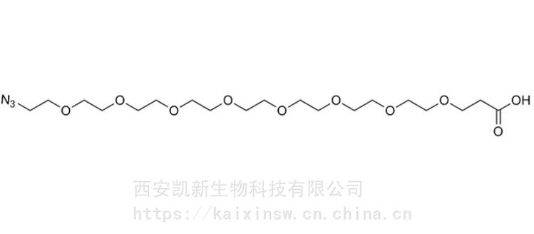 叠氮-八聚乙二醇-丙酸,Azido-PEG8-acid,N3-PEG-COOH