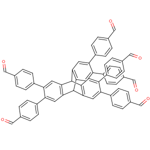 4,4',4'',4''',4'''',4'''''-(9,10-二氢-9,10-[1,2]苯并蒽-2,3,6,7,14,15-己基)六苯甲醛