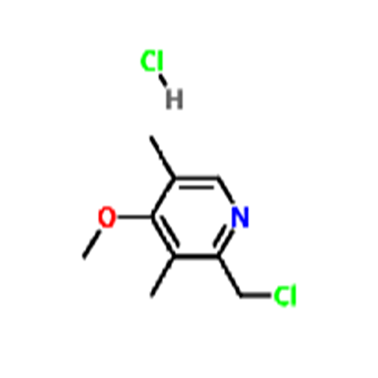 奥美拉唑氯化物CAS：86604-75-3 2-氯甲基-3,5-二甲基-4-甲氧基吡啶盐酸盐