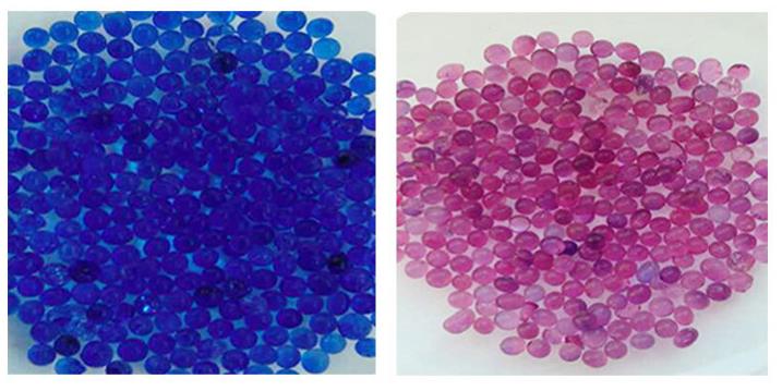 蓝胶指示剂变色硅胶