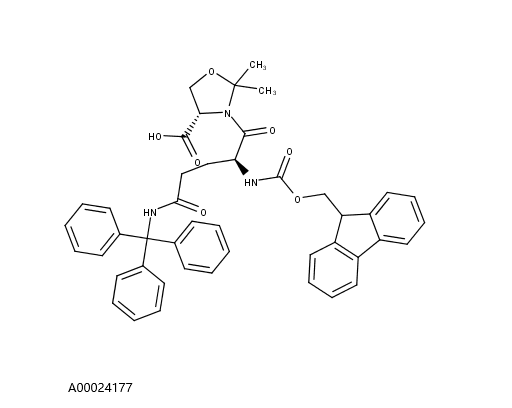 (4S)-3-[(2S)-2-({[(9H-fluoren-9-yl)methoxy]carbonyl}amino)-4-[(triphenylmethyl)carbamoyl]butanoyl]-2,2-dimethyl-1,3-oxazolidine-4-carboxylic acid