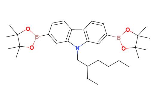 9-(2-乙基己基)-2,7-双(4,4,5,5-四甲基-1,3,2-二噁硼烷-2-基)-9h-咔唑