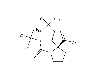 (2R)-1-[(tert-butoxy)carbonyl]-2-(3,3-dimethylbutyl)pyrrolidine-2-carboxylic acid