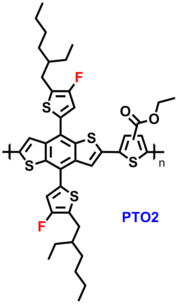 有机光电子聚合物给体PTO2