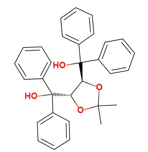 (4S,5S)-(2,2-二甲基-1,3-二氧戊环-4,5-二基)双(二苯基甲醇)