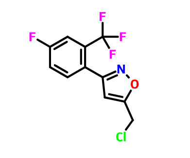 5-CHLOROMETHYL-3-(4-FLUORO-2-TRIFLUOROMETHYL-PHENYL)-ISOXAZOLE