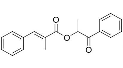 1-oxo-1-phenylpropan-2-yl (E)-2-methyl-3-phenylacrylate
