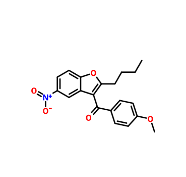 2-丁基-3-(4-甲氧基苯甲酰基)-5-硝基苯并呋喃