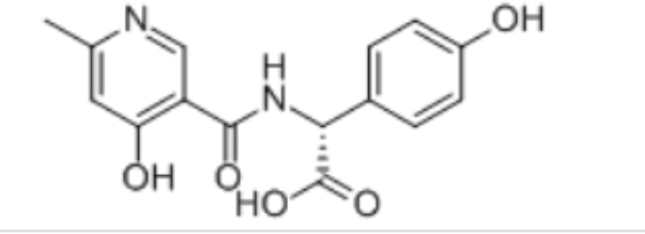 2-(6-甲基-4-羟基烟酰胺基)-2-(4-羟基苯基)乙酸