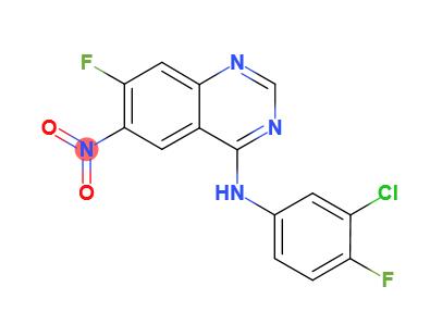 N-(3-氯-4-氟苯基)-7-氟-6-硝基-4-喹唑啉胺