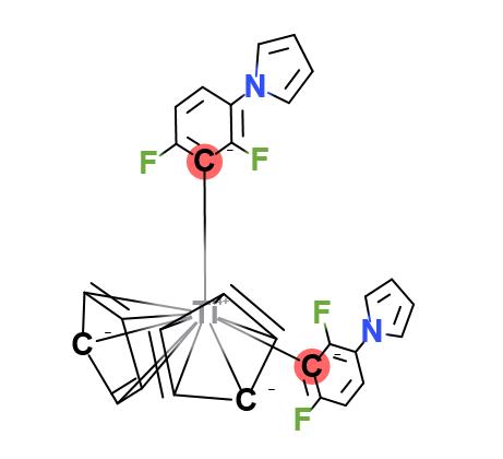 双(1-(2,4-二氟苯基)-3-吡咯基)二茂钛